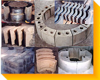 Standard, Custom & Special Refractories - Quick Delivery, Stock - Fired Shapes - Alloy Encased Blocks - Needles & Reinforcing  Local Sourcing Worldwide