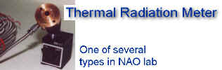 NAO has many thermal radiation sensors for monitoring flares and vents, also heat stress monitors for long term work area studies.