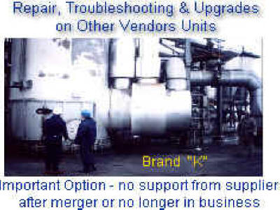 Repair & Updating an "OUT of BUSINESS" competitors thermal oxidizer