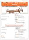 Spec Sheet FTS-M1 -- Mark I trailer flare spec -- applicatons, size, weight, support equipments